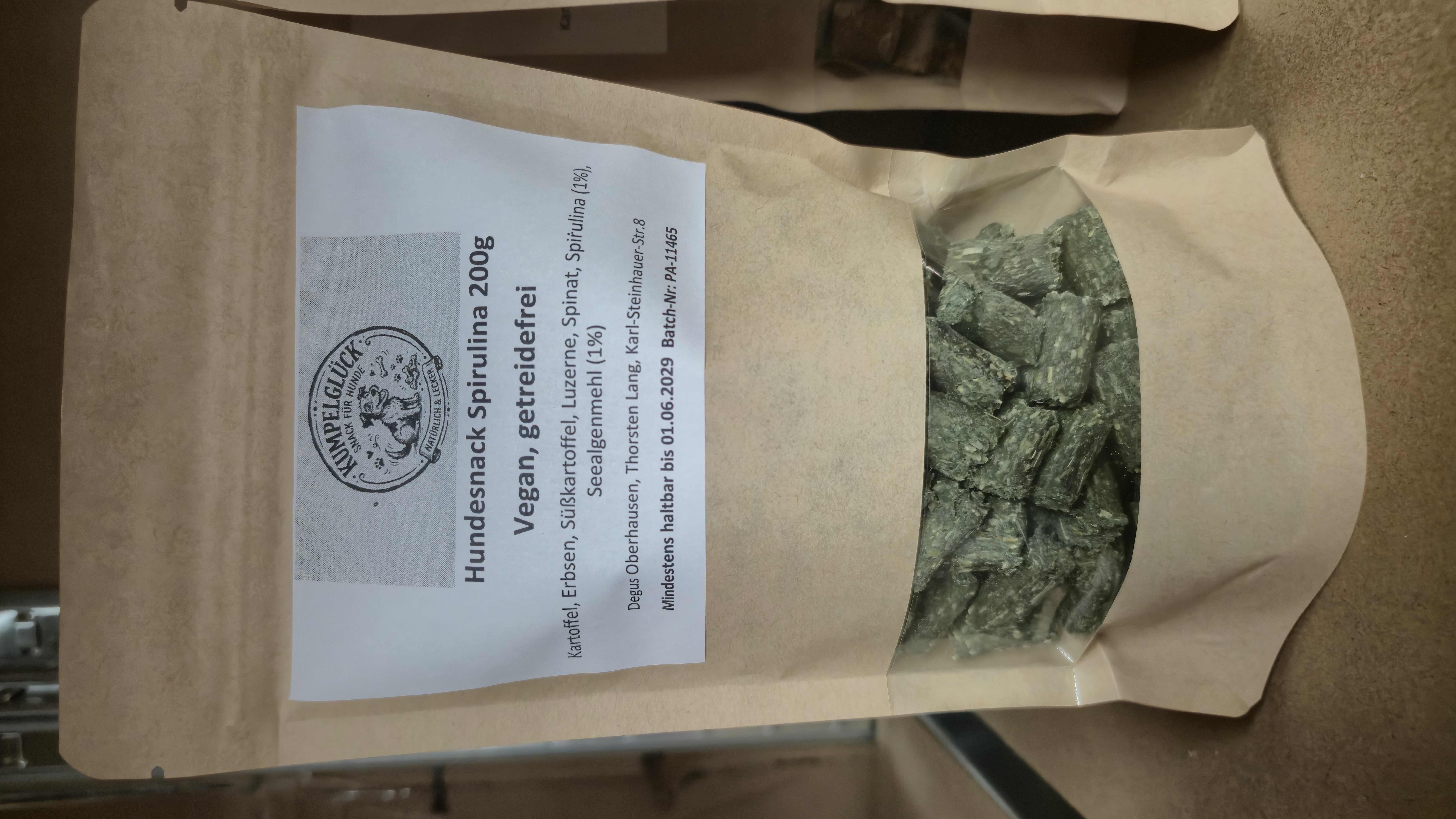 Hundesnack Spirulina